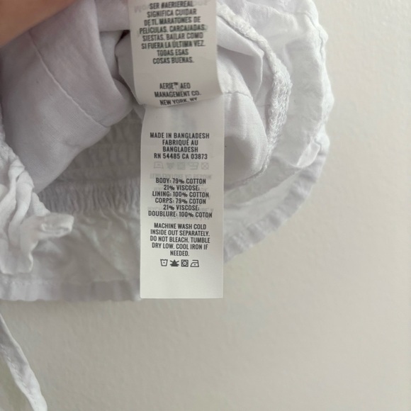 NEW Aerie Woven Lace Up Crop Top Size Small NWT - Picture 5 of 5